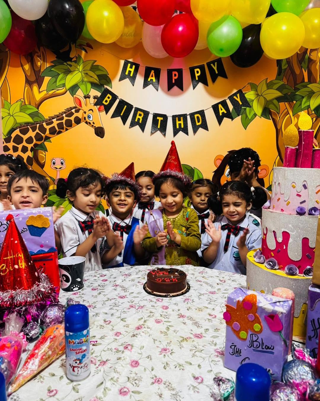 Students celebrating together at The Kent City School